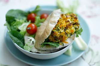 Weight Watchers halloumi burger