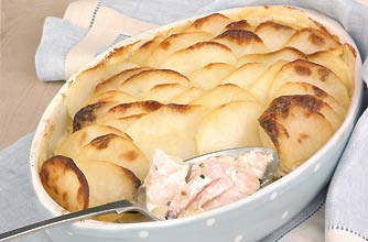 Leftover chicken bake