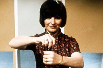 Delia grinding pepper, Delia Through The Decades