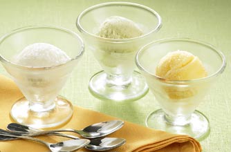 trio of sorbets