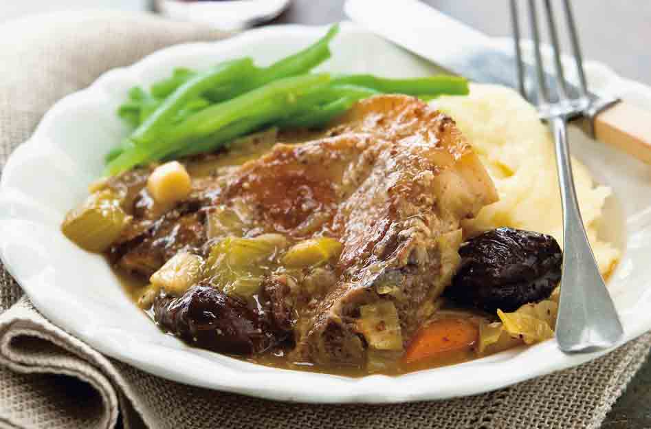 Port and prune casserole