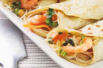 Pad Thai pancakes Pad Thai pancakes