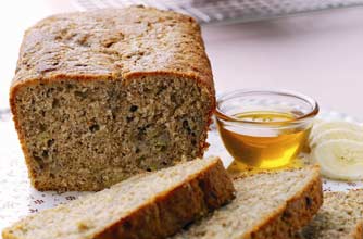 Honey and banana loaf