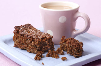 Treacle flapjack