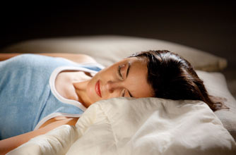 sleeping woman