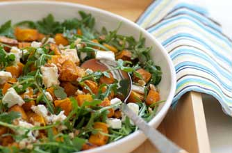 Butternut Squash and Goat's Cheese Salad