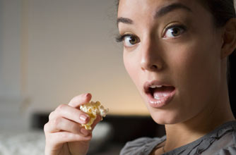 Calories in popcorn
