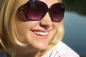 Woman in sun