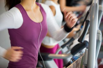 a woman at the gym a woman at the gym