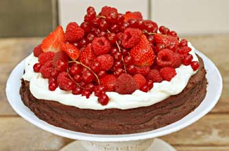 Sophie Dahl's flourless chocolate cake recipe from The Delicious Miss Dahl