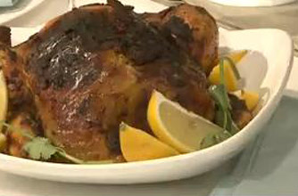 Roast Spiced Chicken with Indian Style Gravy