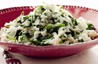 Spinach and parsley risotto Spinach and parsley risotto