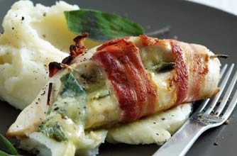 Stilton and sage chicken parcels Stilton and sage chicken parcels