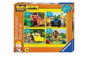 Bob the Builder - 4 in a Box Puzzles Bob the Builder - 4 in a Box Puzzles