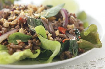 Thai minced beef salad