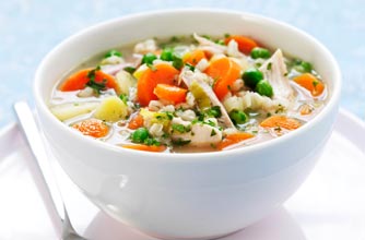 Carrot chicken and barley soup recipe Carrot chicken and barley soup recipe