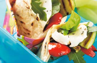 roast veg pitta roast veg pitta