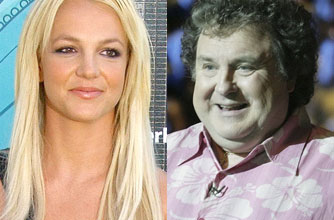Britney Spears and Russell Grant
