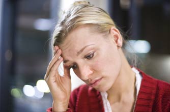 Worried woman