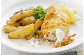 Essentials magazine, fish 'n' chips