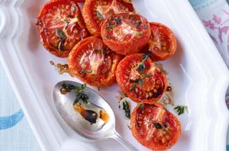 Slow-roasted balsamic tomatoes Slow-roasted balsamic tomatoes
