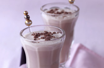 Galaxy chocolate milkshake Galaxy chocolate milkshake