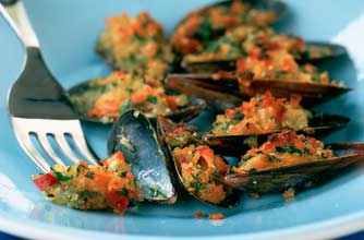 Stuffed mussels Stuffed mussels