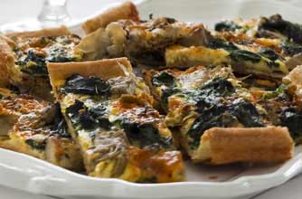 Blue cheese and spinach tart Blue cheese and spinach tart