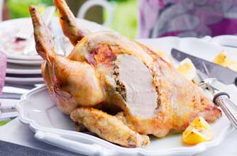Essentials magazine, juicy lemon and garlic roast chicken
