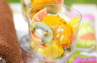 Essentials magazine, exotic fruit salad