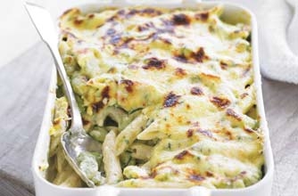 Neven Maguire's broad bean and penne gratin