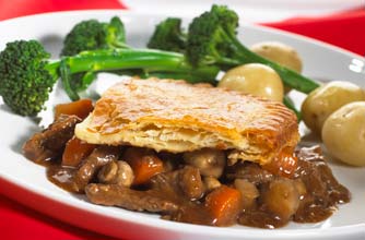 The Hairy Bikers' steak and ale pie, England, World Cup recipe