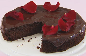 Gizzi Erskine's chocolate and orange truffle cake, Cook Yourself Thin recipe