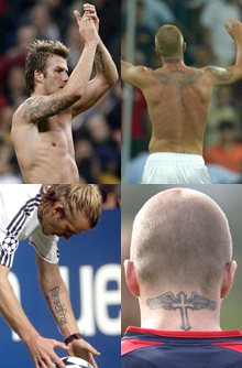 David Beckham, celebrity tattoo, tattoo David Beckham, celebrity tattoo, tattoo