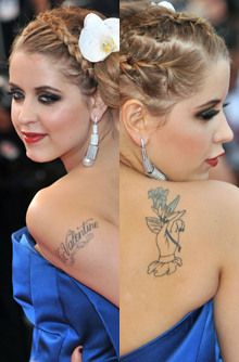 Peaches Geldof, celebrity tattoo, tattoo Peaches Geldof, celebrity tattoo, tattoo