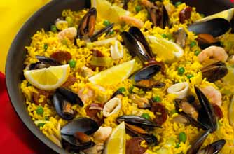 Hairy Bikers' Spanish paella for the World Cup