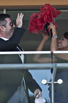 Royal Ascot: How to wear a hat guide: Simon Cowell Royal Ascot: How to wear a hat guide: Simon Cowell