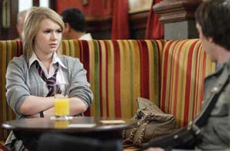 Eastenders' Lucy, who has been cheating on her exams