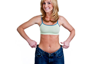  - slimming-world-diet-woman-wearing-loose-jeans
