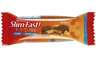 Slim Fast Chocolate Nutty Nougat bar