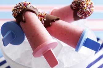 Strawberry milk lollies recipe Strawberry milk lollies recipe