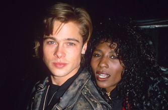 Brad Pitt and Sinitta Brad Pitt and Sinitta
