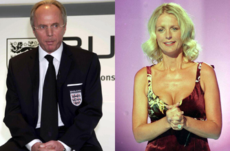 Sven Goran Ericsson and Ulrika Johnson Sven Goran Ericsson and Ulrika Johnson