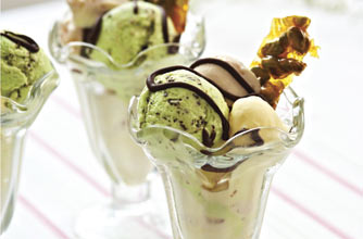 Ice cream sundaes Ice cream sundaes