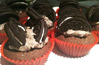 Rachel Powell's Oreo butterfly cupcakes