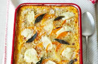 Butternut squash gratin