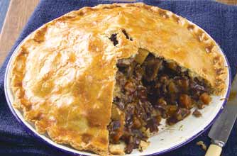 A classic steak and kidney pie A classic steak and kidney pie