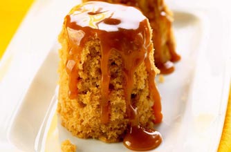 Bramley apple and sticky toffee puds, Bramley apples