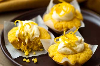 Woman's Weekly Lemon cheese polenta cakes Woman's Weekly Lemon cheese polenta cakes
