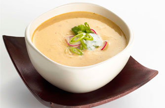 Thai-style pumpkin soup, Delamere Dairy